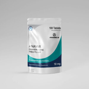 Anabolix Anavar 10mg tablets bottle, oral anabolic steroid for medical weight gain and muscle support
