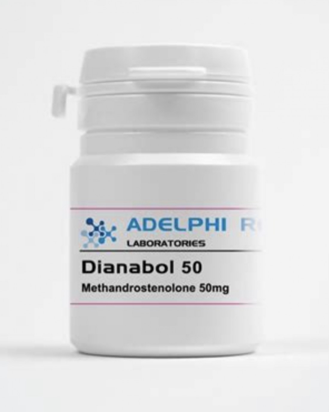 Adelphi Research Dianabol 50mg tablets in branded packaging