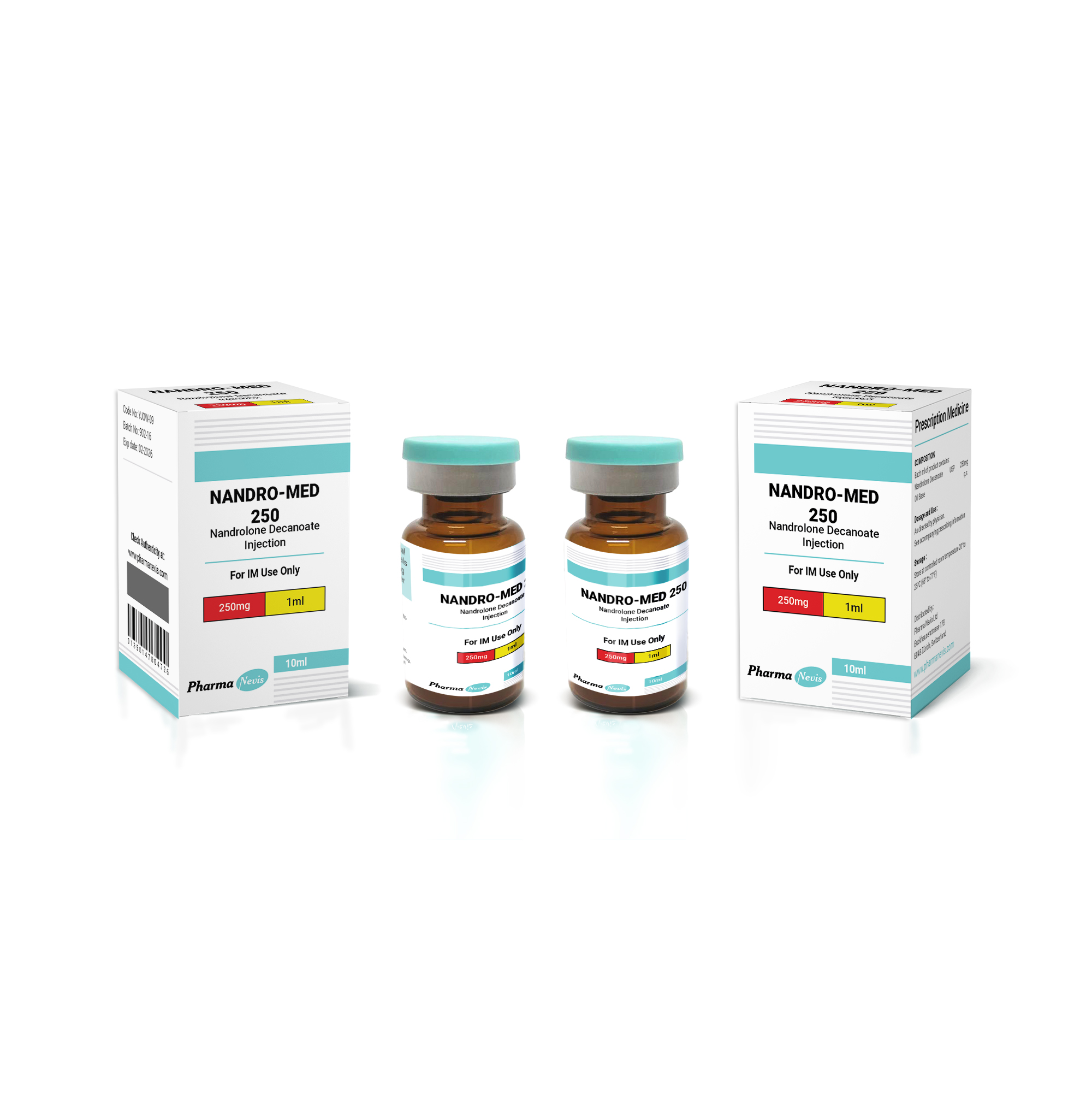 Nandro Med 250 – Nandrolone Decanoate injectable by Pharma Nevis for medical use