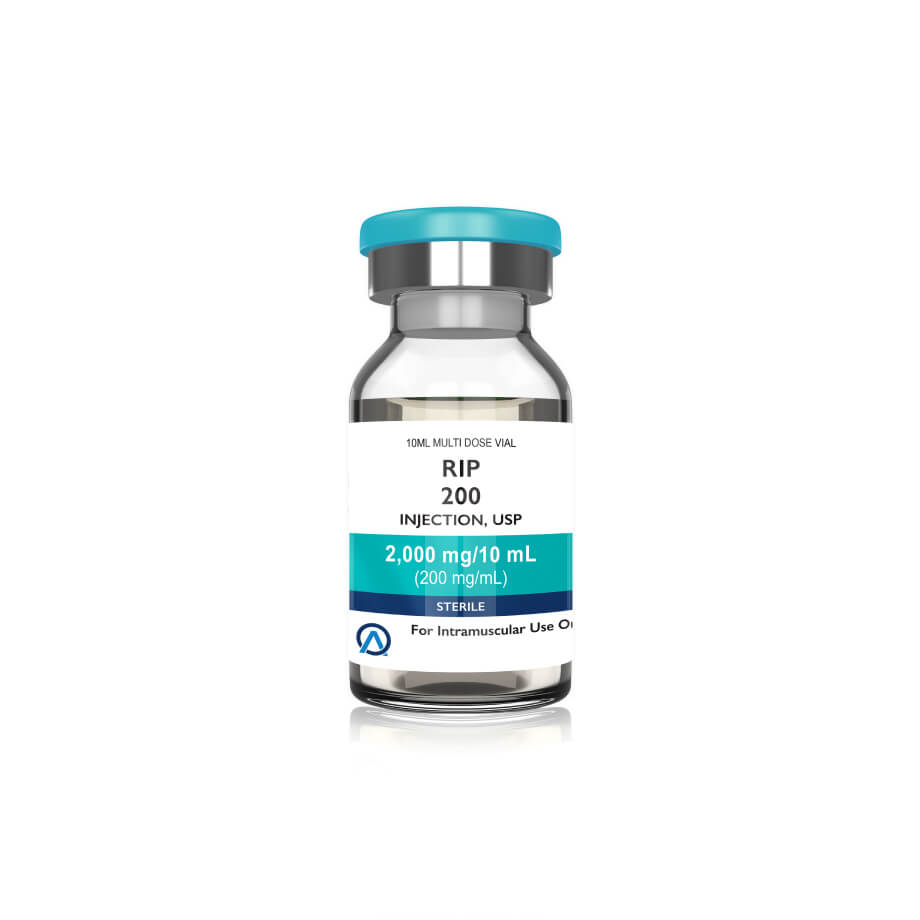 Anabolix RIP 200mg/mL vial, Trenbolone anabolic steroid blend for veterinary and research use