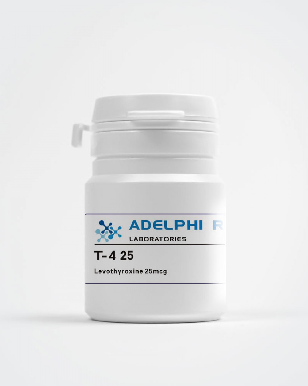 Adelphi Research T4 25mcg tablets in branded packaging