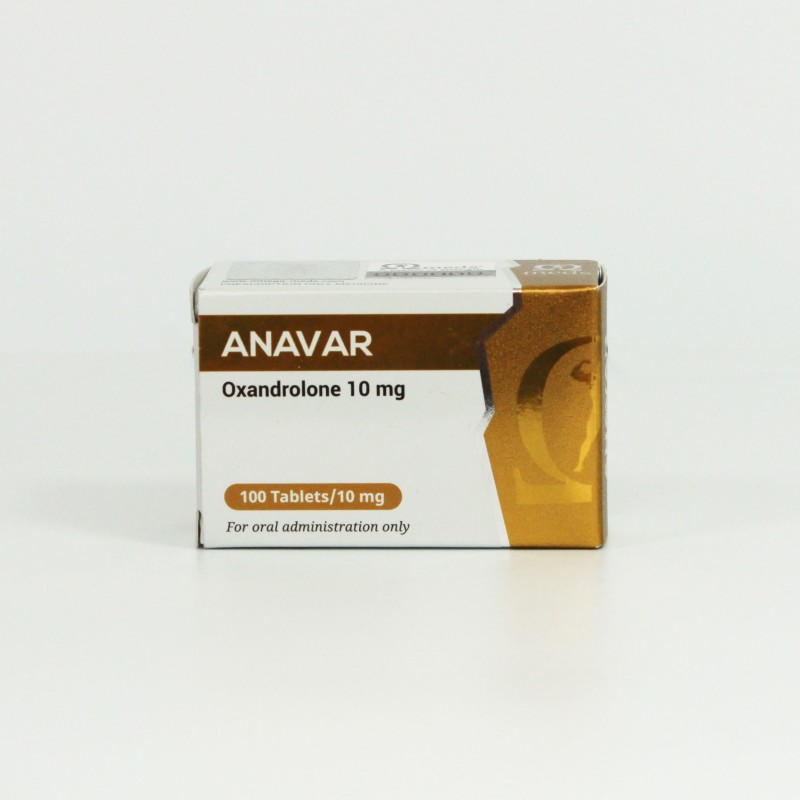 Omega Meds Anavar 10mg tablets bottle, 100 tablets oral anabolic steroid for weight gain and muscle support