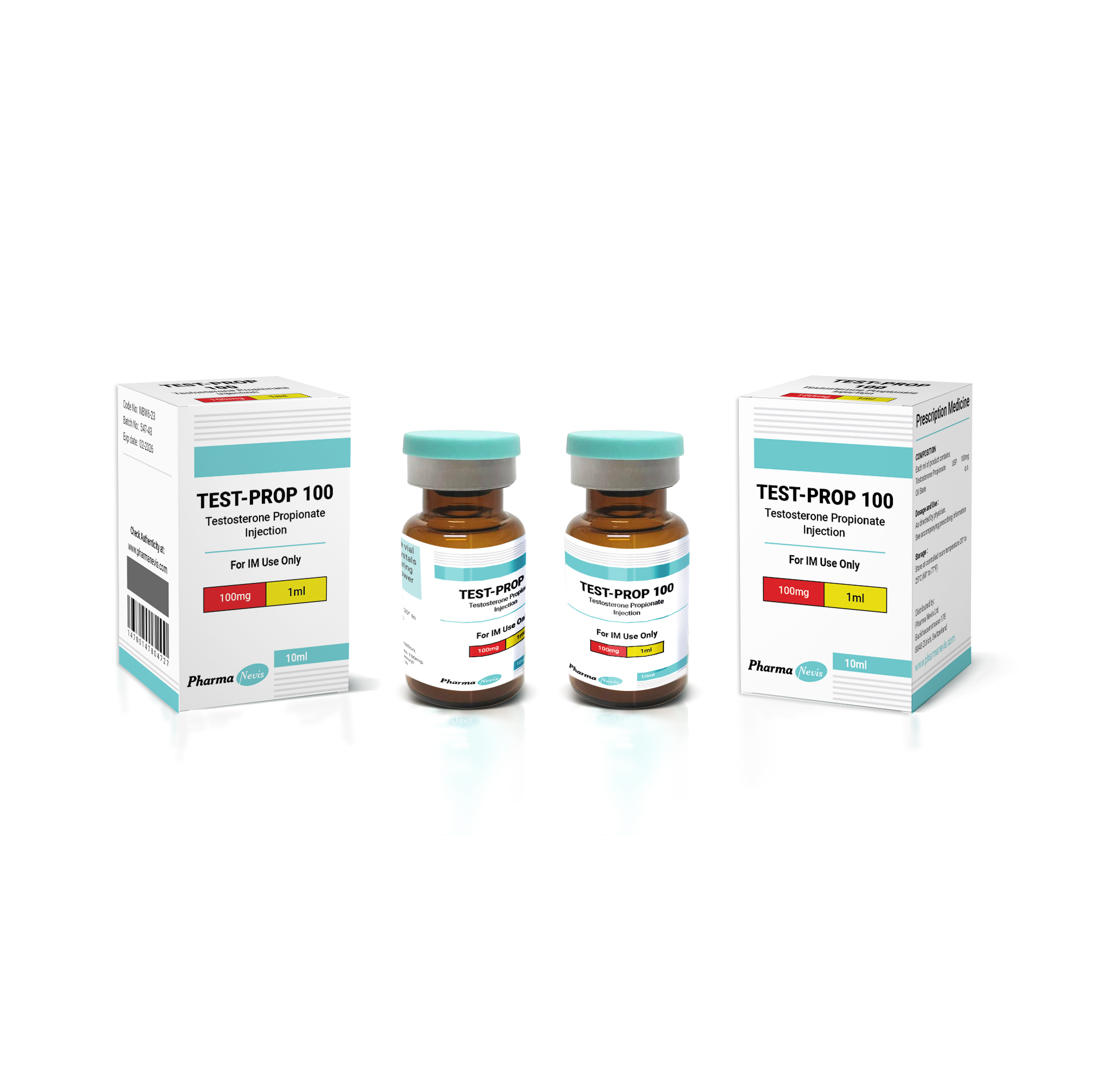 Test Prop 100 – Fast-acting Testosterone Propionate by Pharma Nevis
