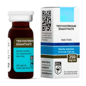 Hilma Biocare Testosterone Enanthate 250mg/mL vial, injectable testosterone for medical use