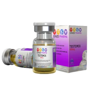 Cenzo Pharma Testosterone Mix 400mg/mL vial with label and packaging.