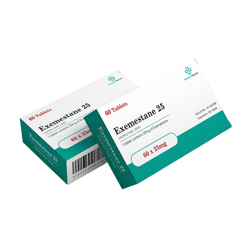 Exemestane 25 mg tablets by Novotex Pharma, pack of 60 for research use