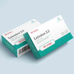 Letrotex letrozole 2.5 mg tablets blister-packed by Novotex Pharma for lab and analytical use