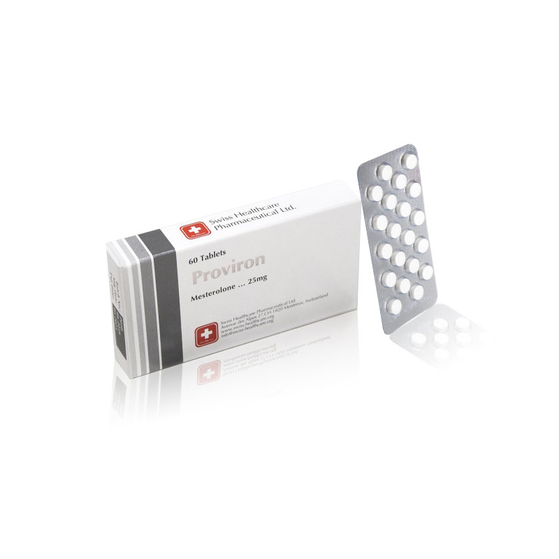 Proviron 25 mg tablets by Swiss Healthcare – Mesterolone-based androgen for research use