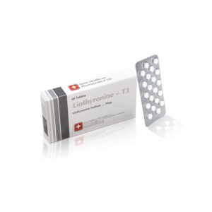 T3 50 mcg tablets by Swiss Healthcare – Liothyronine Sodium for research use
