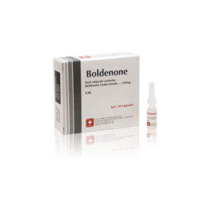 Boldenone 250 mg/ml ampoules by Swiss Healthcare – research-grade injectable anabolic steroid