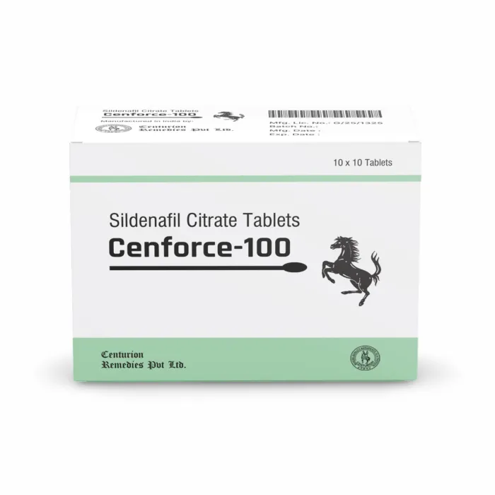 Cenforce 100 mg Sildenafil Citrate Tablets 100 Count – Centurion Laboratories