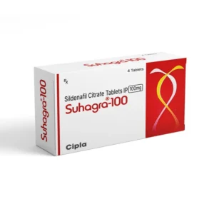 Suhagra 100 mg Sildenafil Citrate Tablets 4 Count – Cipla Ltd.