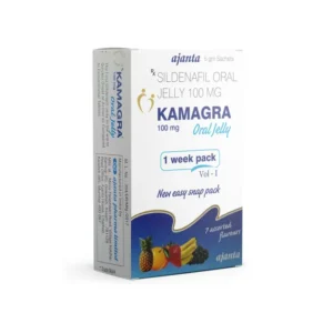 Kamagra Oral Jelly 100 mg Sildenafil Citrate – 7 Sachets – Ajanta Pharma