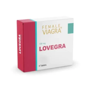 Lovegra 100 mg Sildenafil Citrate Tablets 4 Count – Ajanta Pharma