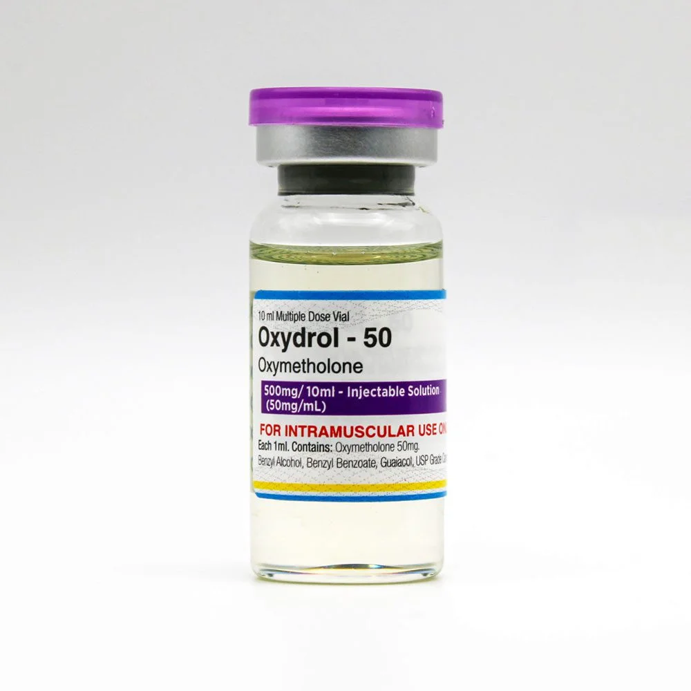 PharmaQo Oxydrol 50 multidose 10 mL vial – 50 mg/mL Oxymetholone injectable for research use