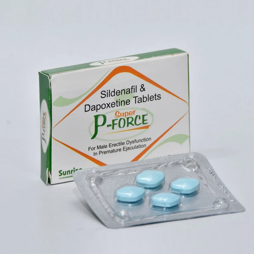 Super P Force Sildenafil Citrate 100 mg & Dapoxetine 60 mg Tablets – Sunrise Remedies