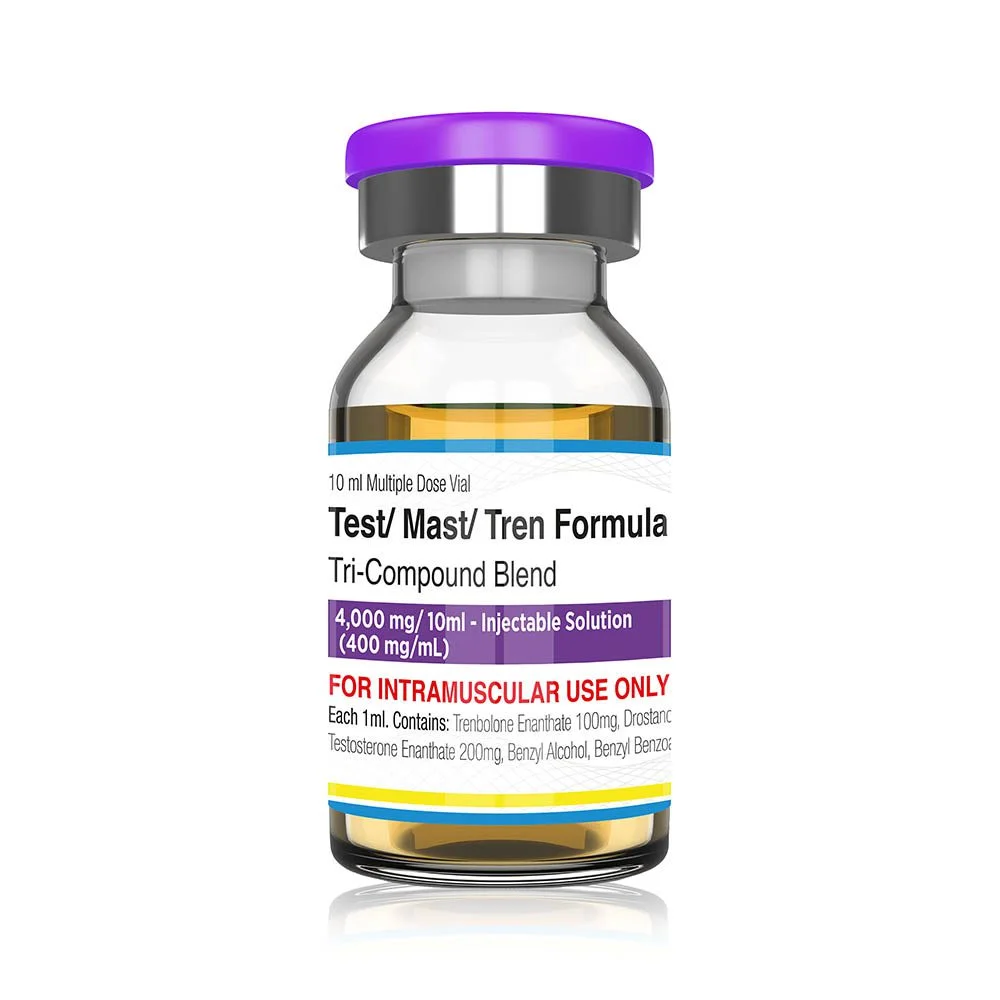 PharmaQo Test / Mast / Tren Formula 400 multidose 10 mL vial – 400 mg/mL anabolic blend for research use
