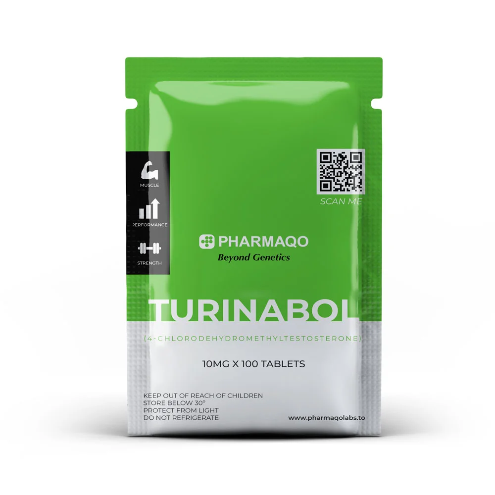 PharmaQo Turinabol 10 pack with 100 tablets – 10 mg Chlorodehydromethyltestosterone oral tablets for research use