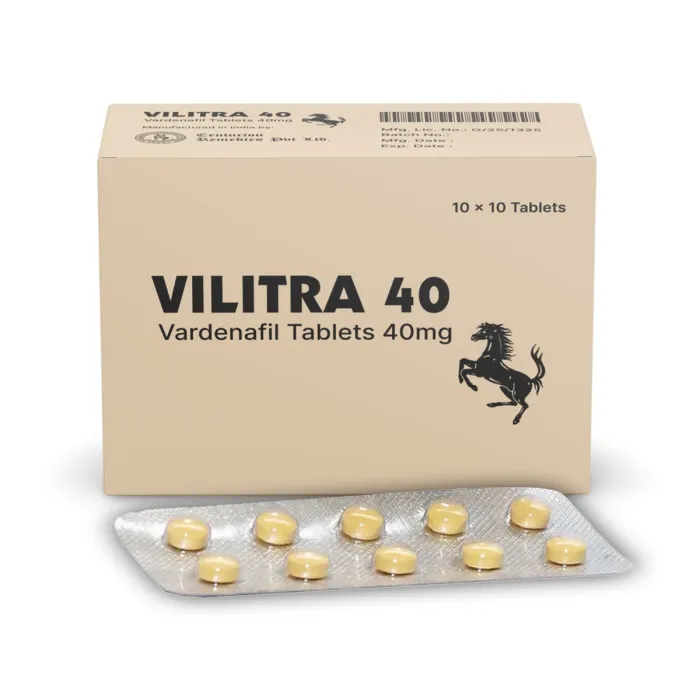 Vilitra 40 mg Vardenafil Tablets – Centurion Laboratories Pvt. Ltd.